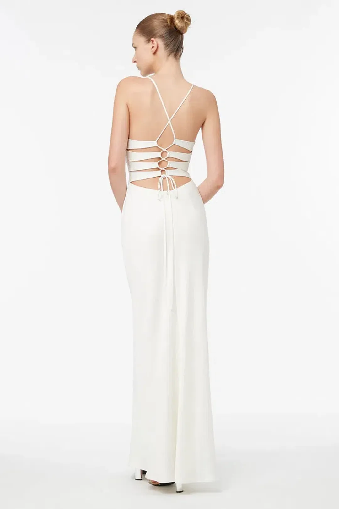 Manning Cartell Time To Shine Maxi Dress Off White Size 6 for rent on The Volte - main image