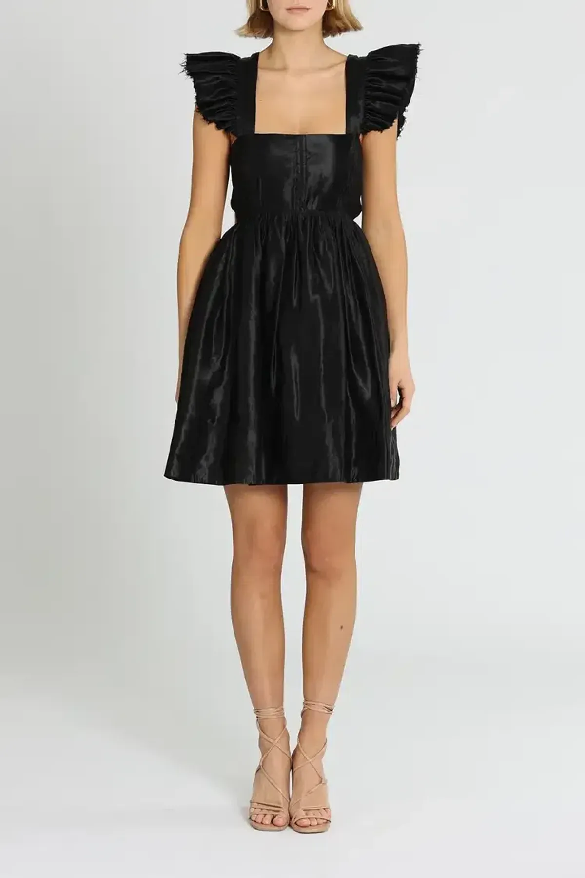 Aje Gazelle Mini Dress in Black Size 12 - Image 1