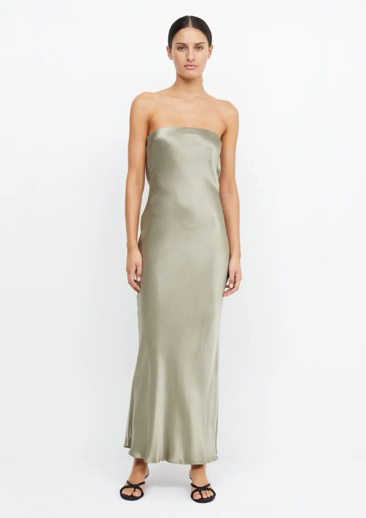 Bec & Bridge Moon Dance Strapless Maxi Sage Size 8 - Image 1