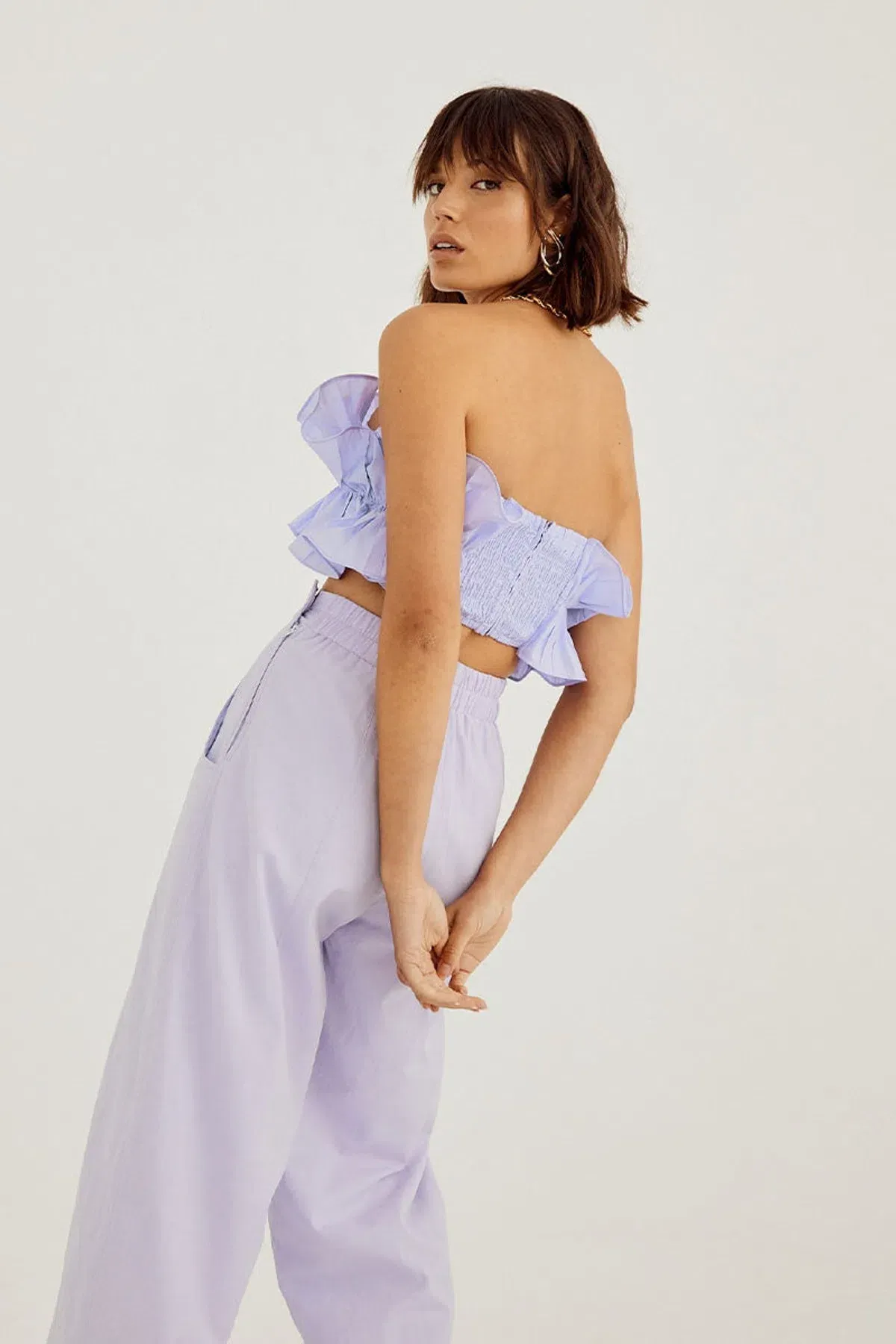 Sovere Studio Rapture Bodice and Pant Set Pale Peri Set Size 10  - Image 4