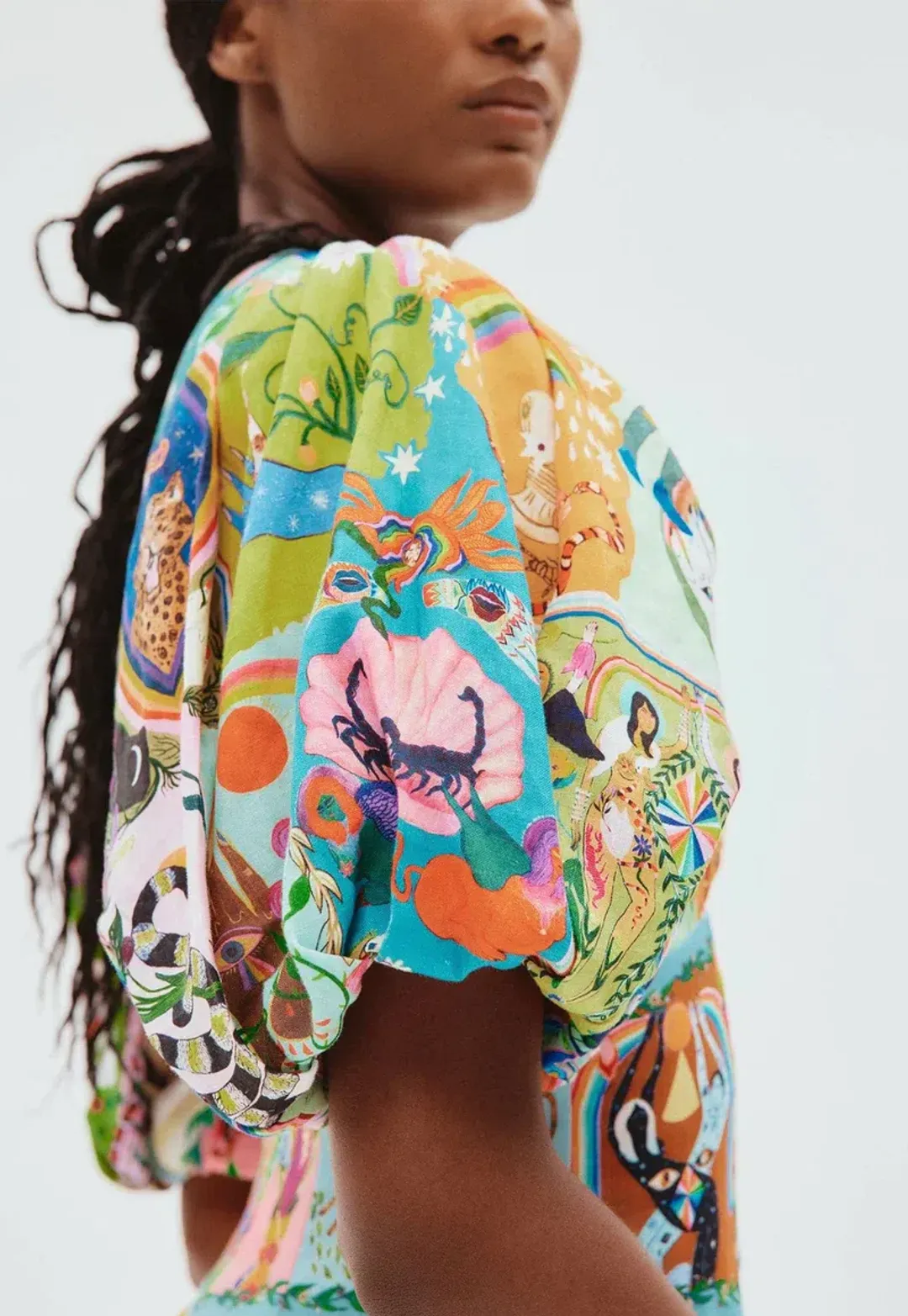 Alemais Evergreen Midi Dress Multi Size 8  for rent on The Volte - main image