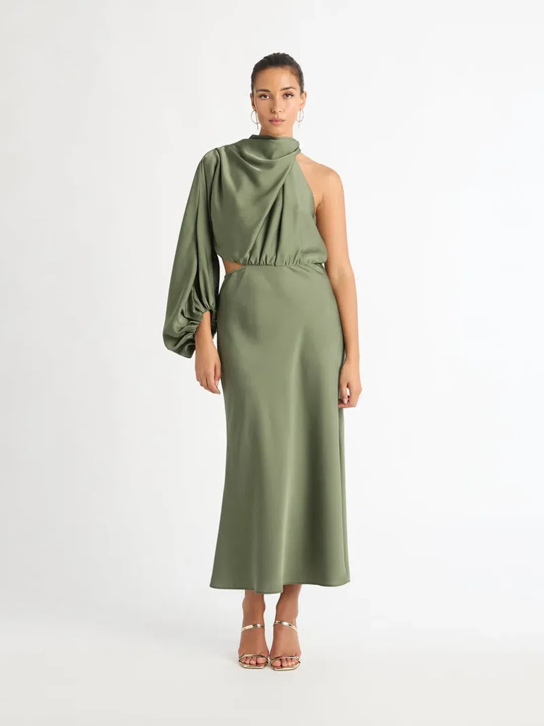 Sheike Olivia Maxi Dress Green Size 10 for rent on The Volte - main image