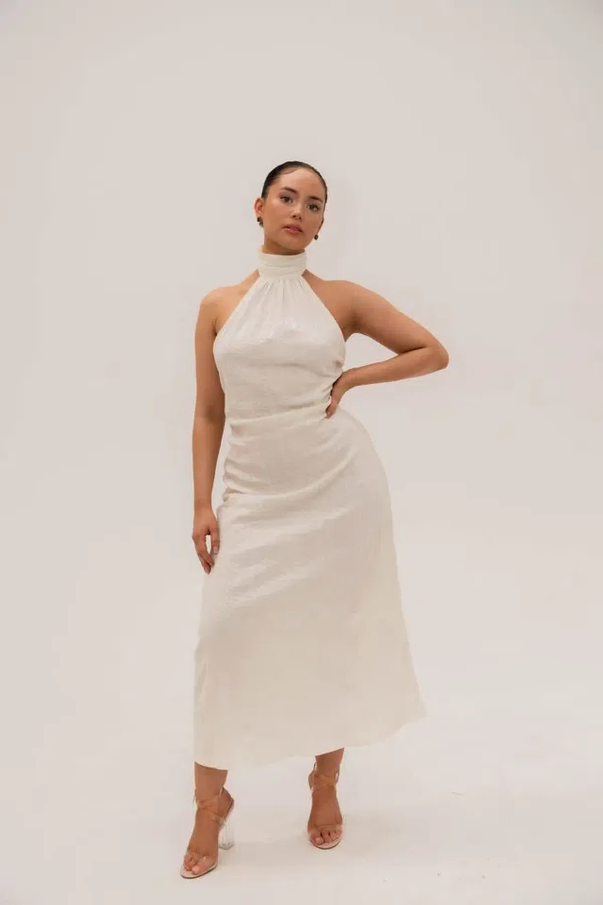 Line by K Kaito Dress Off White Size S / AU 8 - Image 1