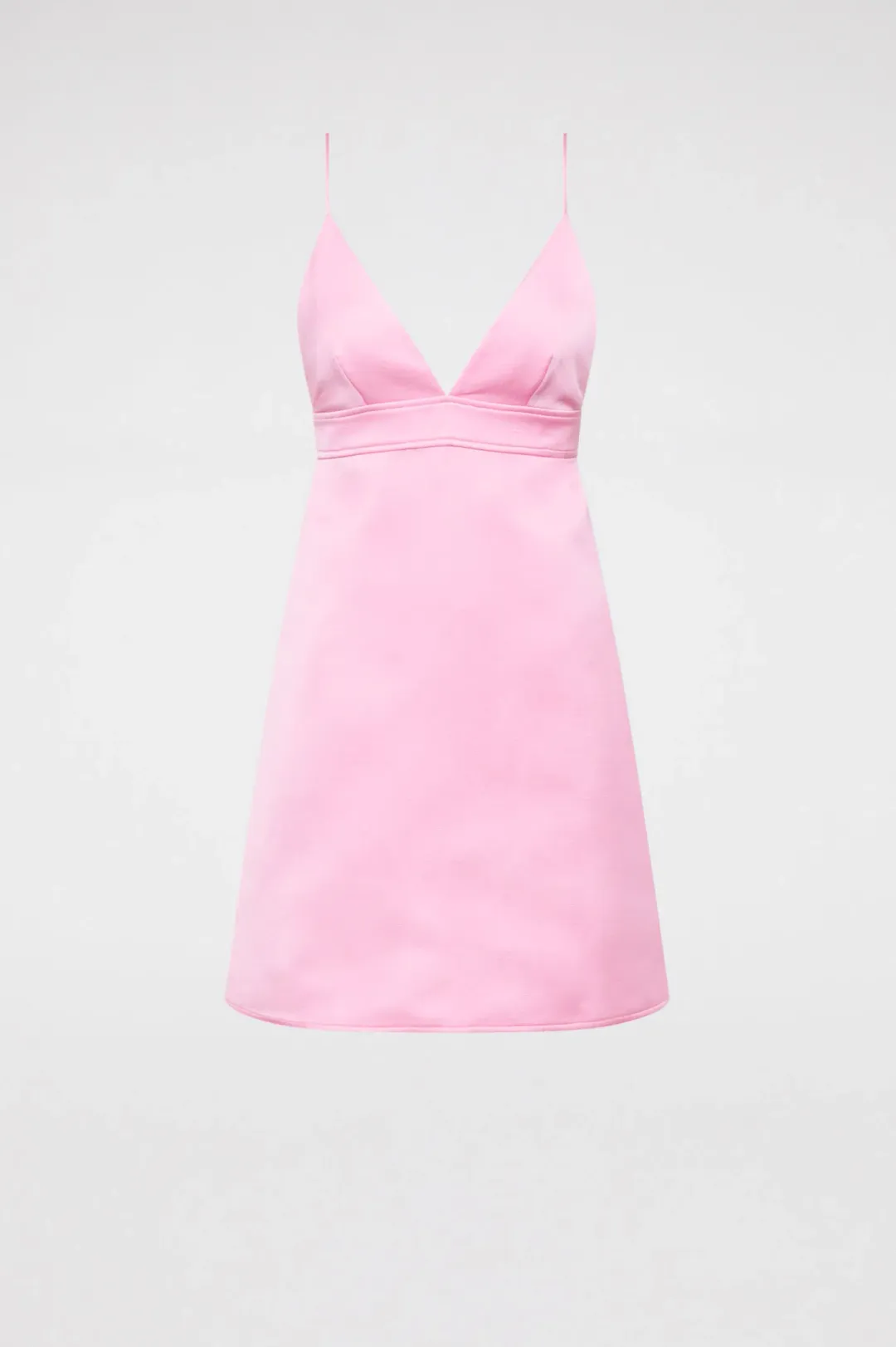 Scanlan Theodore Satin Shoestring Dress Pink Size 10 for rent on The Volte - main image