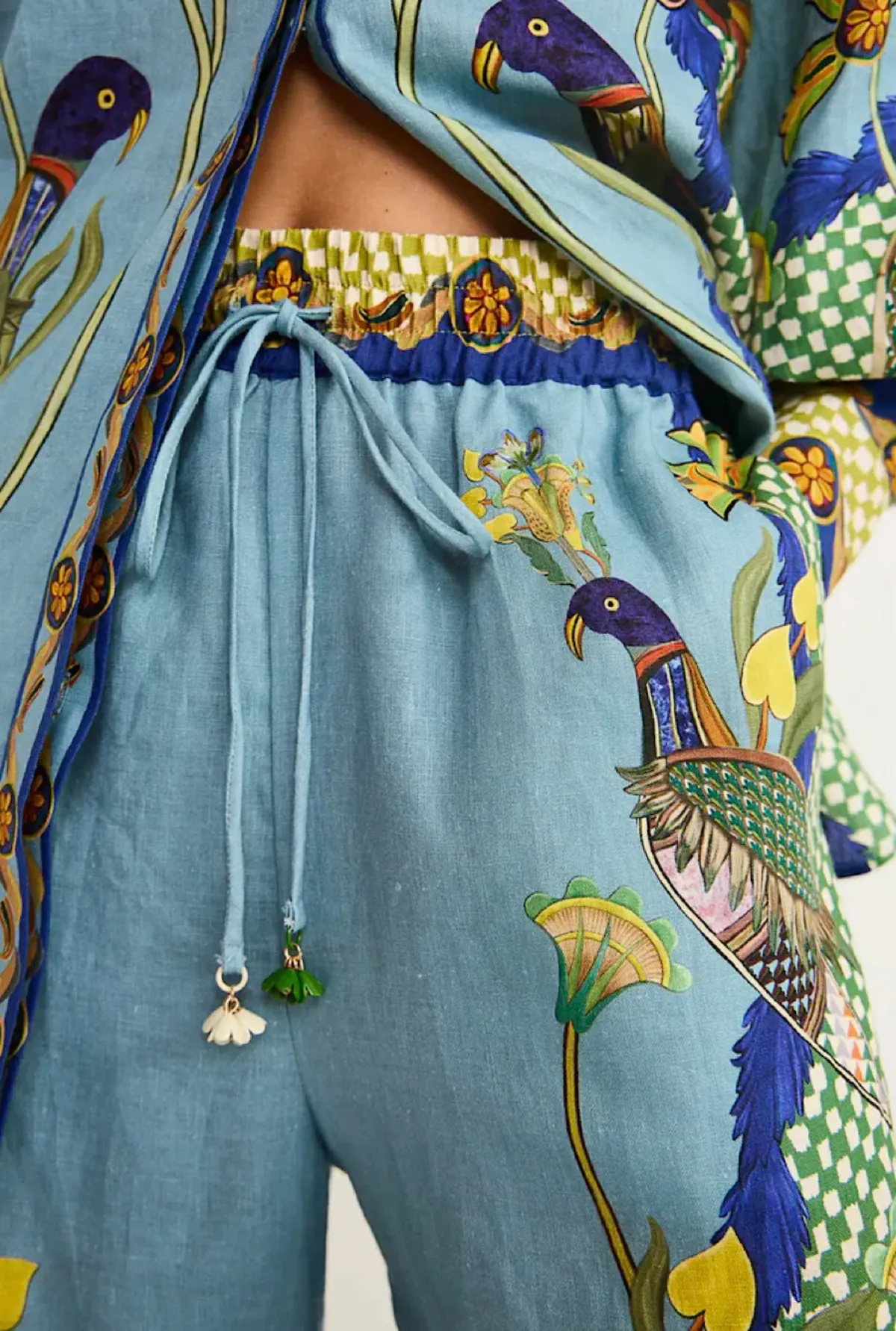 Alemais Gilly Shirt and Pants Set Print Size 10 - Image 3