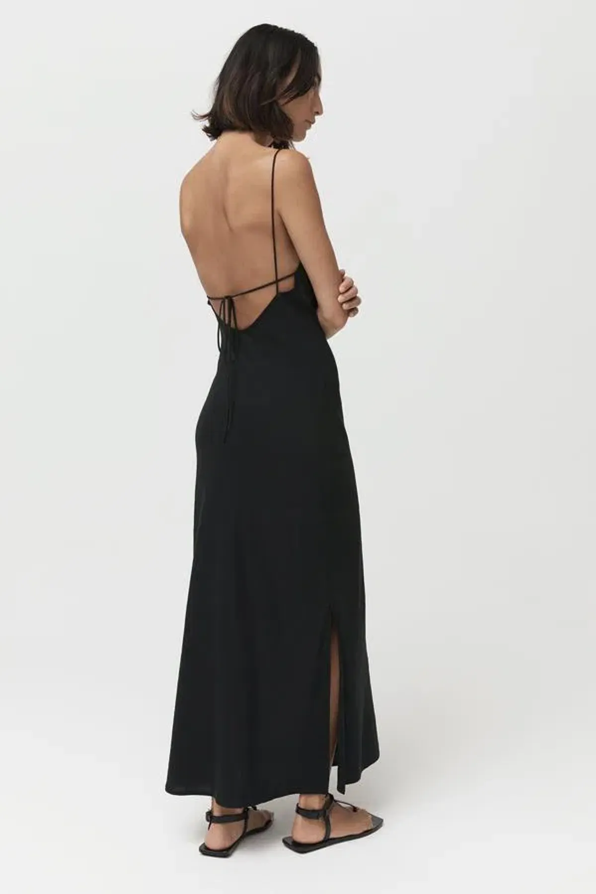 St. Agni Paris Maxi Dress Black Size S/Au 8 - Image 2