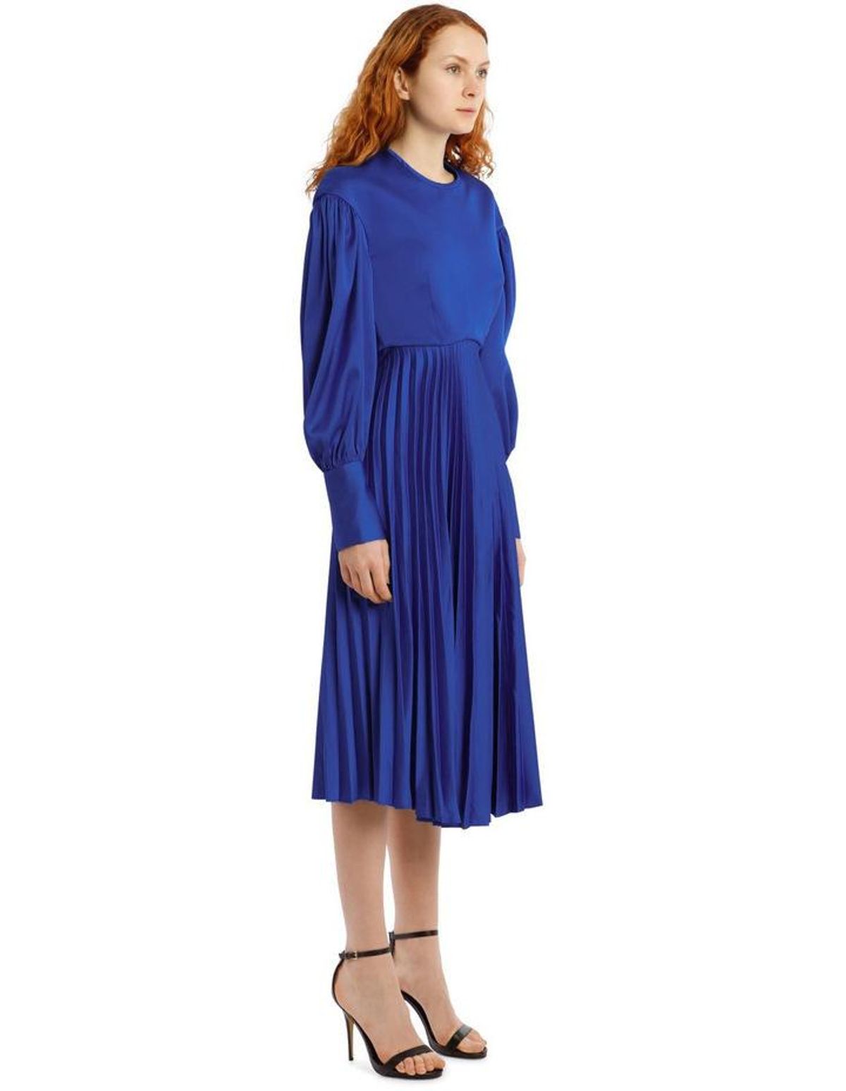 Nicola Finnetti  Evelyn Midi Blue Dress Size 8 - Image 2