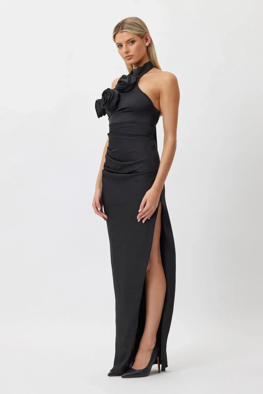 Bianca and Bridgett Gigi Maxi Dress Black Size 10 for rent on The Volte - main image