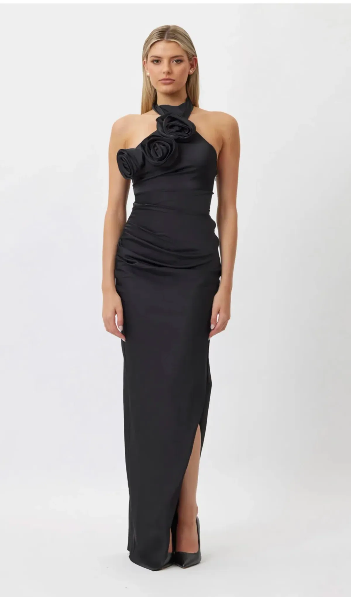 Bianca and Bridgett Gigi Maxi Dress Black Size 10 - Image 2