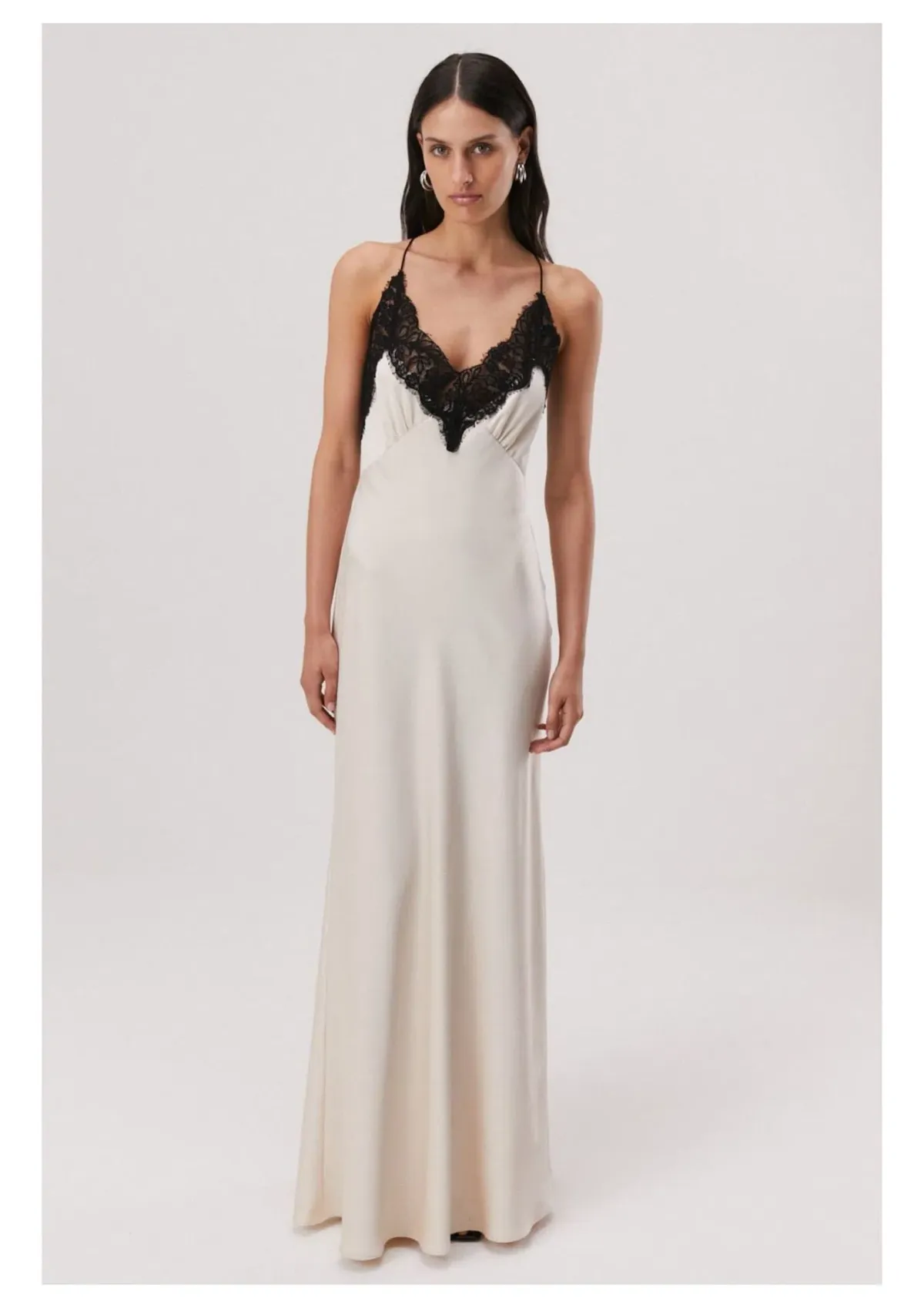 Misha Eanna Maxi Dress Champagne Size 6 - Image 1