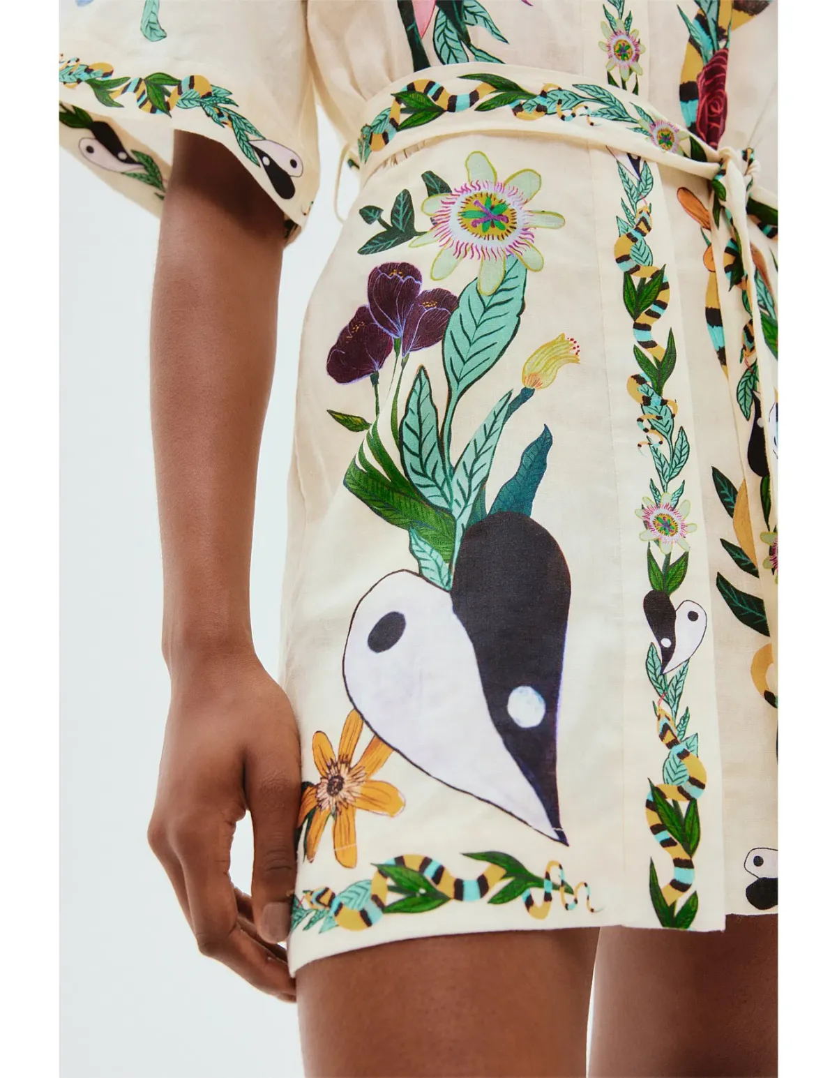 Alemais Meagan Mini Dress Print Size 8 - Image 4