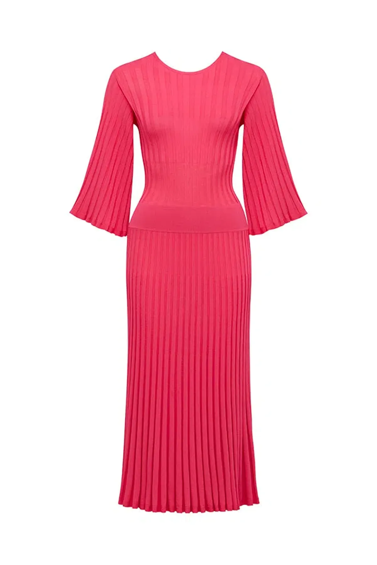 Perri Cutten Priscilla Knit Dress Pink Size 12 - Image 3