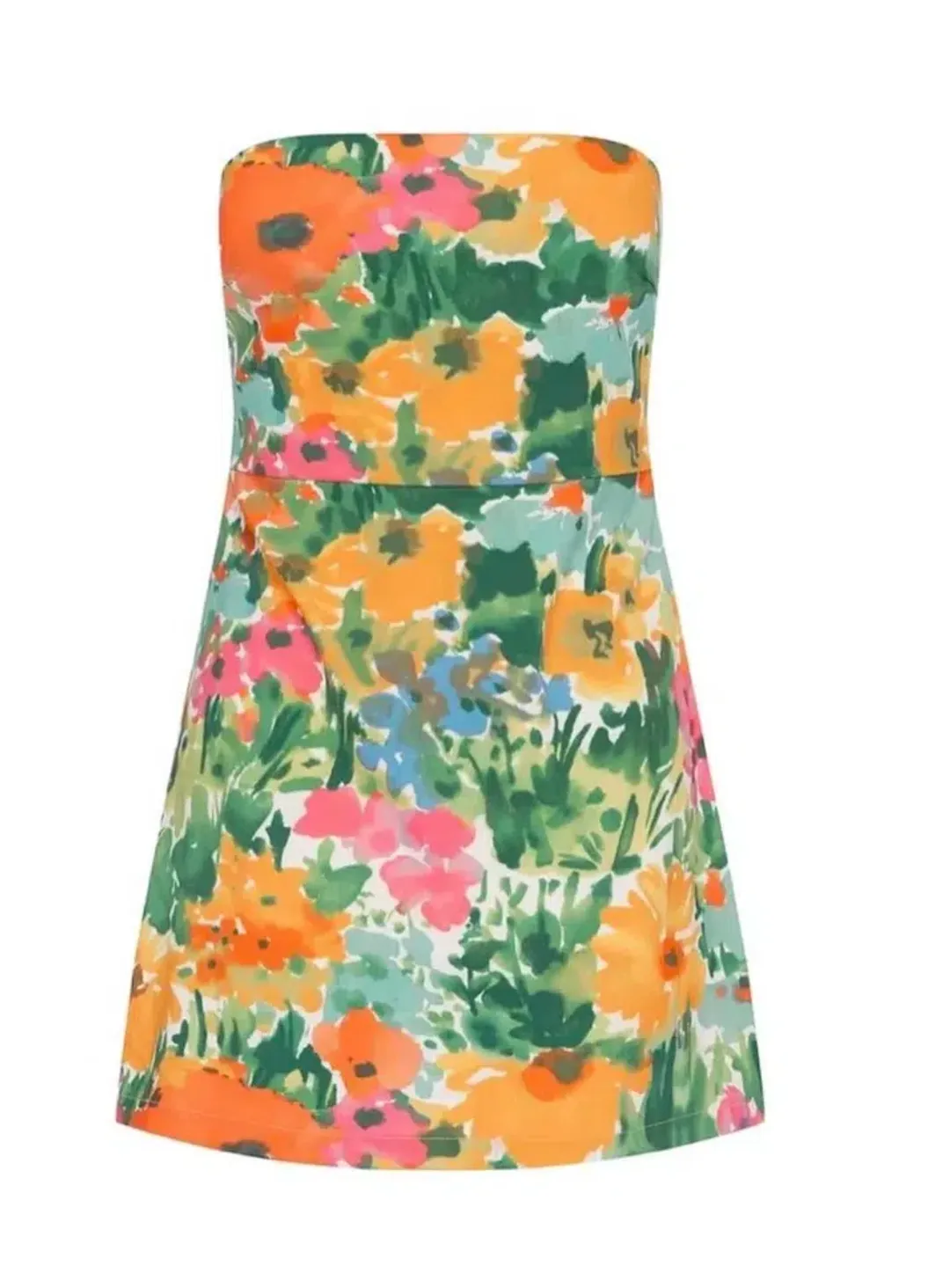 With Jean Lala Mini Dress in Splice Floral Size XS / AU 6  for rent on The Volte - main image