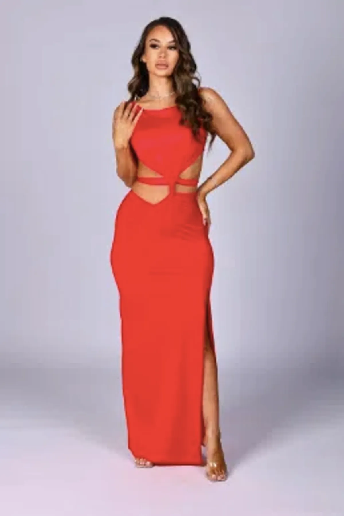 Baobab Ada Dress in Vita Red Size S / AU 8 - Image 3