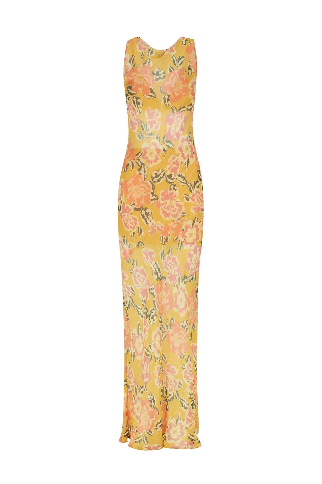 Hansen & Gretel Emmery Maxi Dress Honey Floral Size L / AU 12 for rent on The Volte - main image