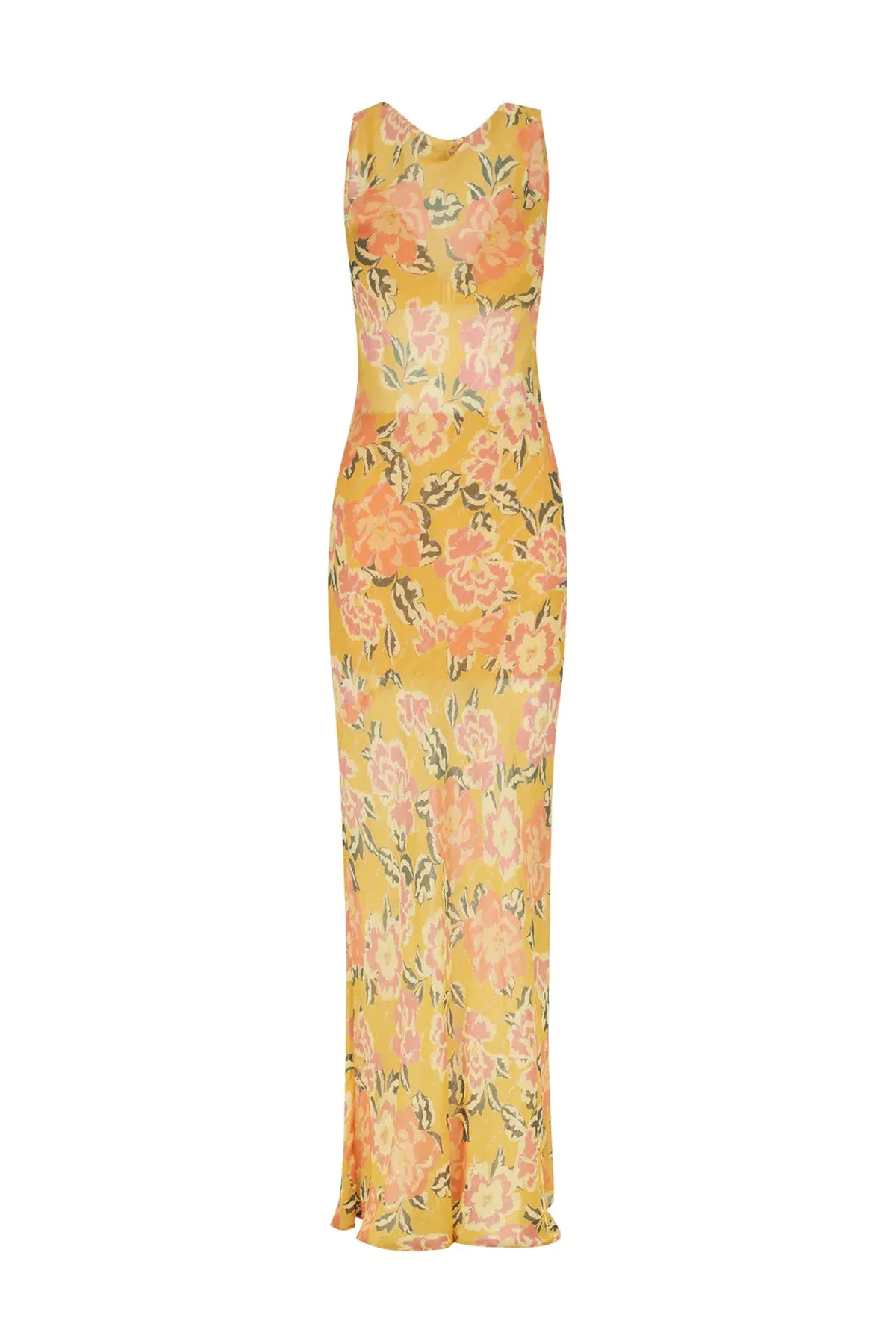 Hansen & Gretel Emmery Maxi Dress Honey Floral Size L / AU 12 - Image 6