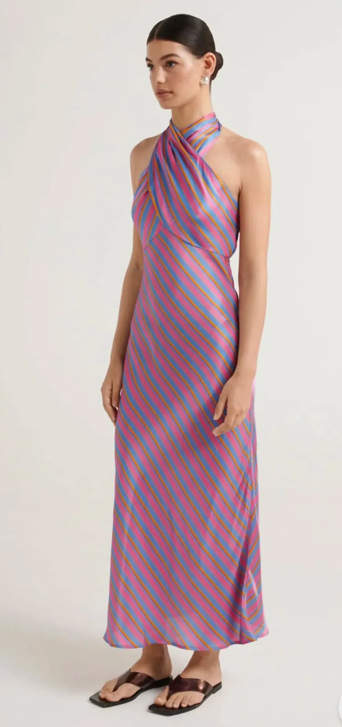 Steele Renata Dress Harlequin Stripe Size S / AU 8 - Image 2