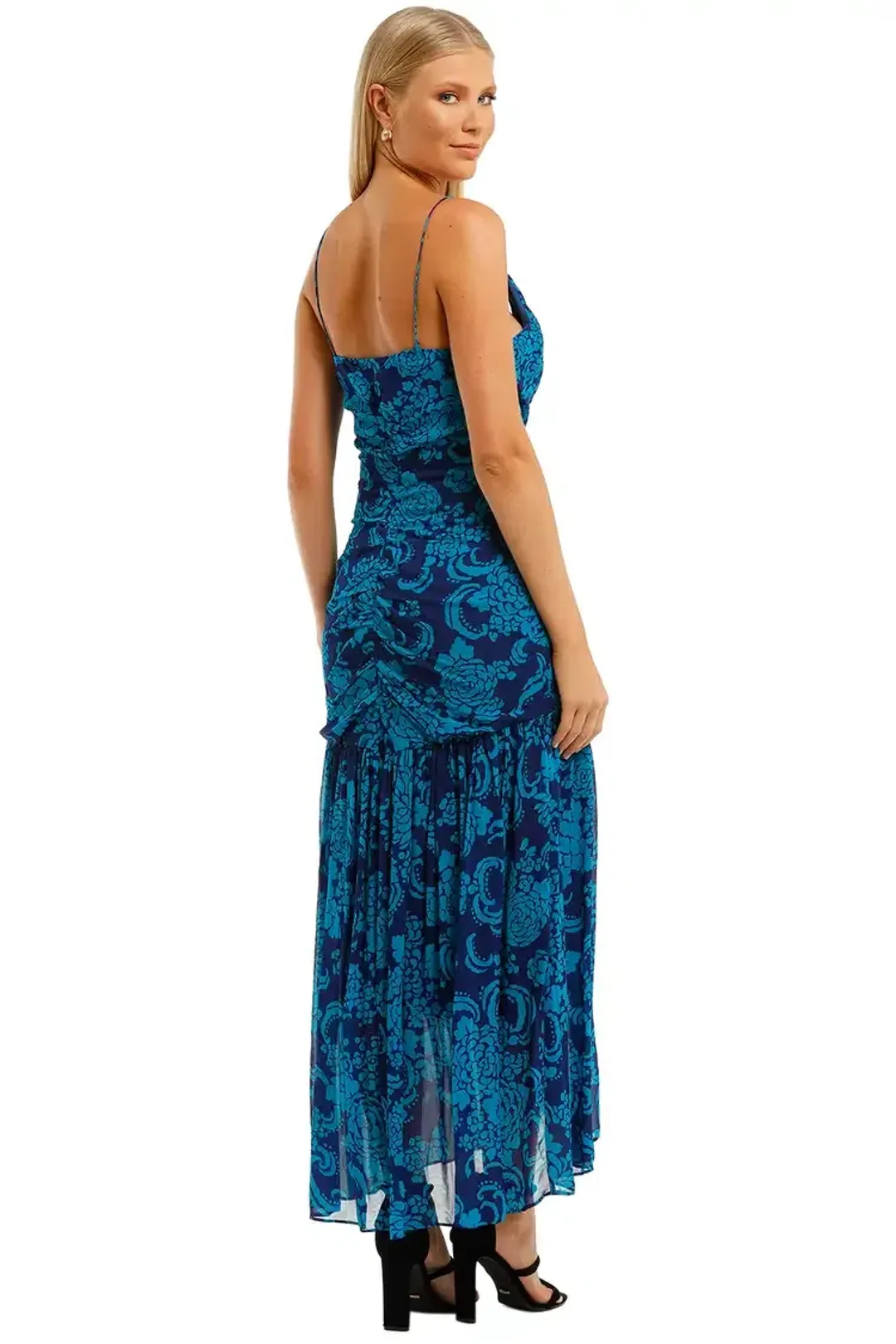 Ginger & Smart Lyrical Dress in Blue Size 8 for rent on The Volte - main image