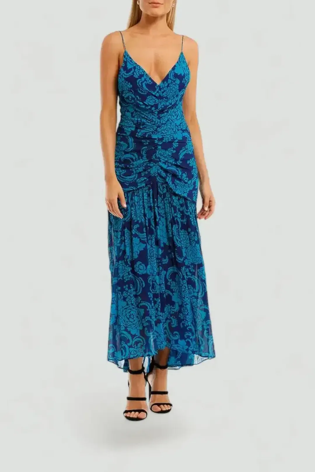 Ginger & Smart Lyrical Dress in Blue Size 8 for rent on The Volte - main image