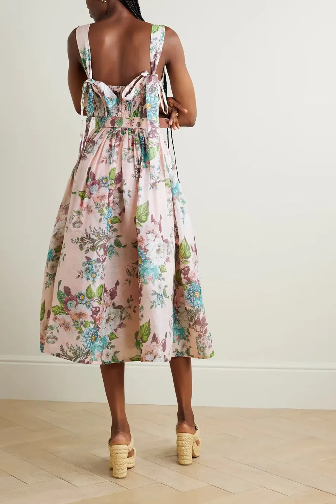 Zimmermann Matchmaker Midi Dress Floral Size 1 / AU 10 for rent on The Volte - main image