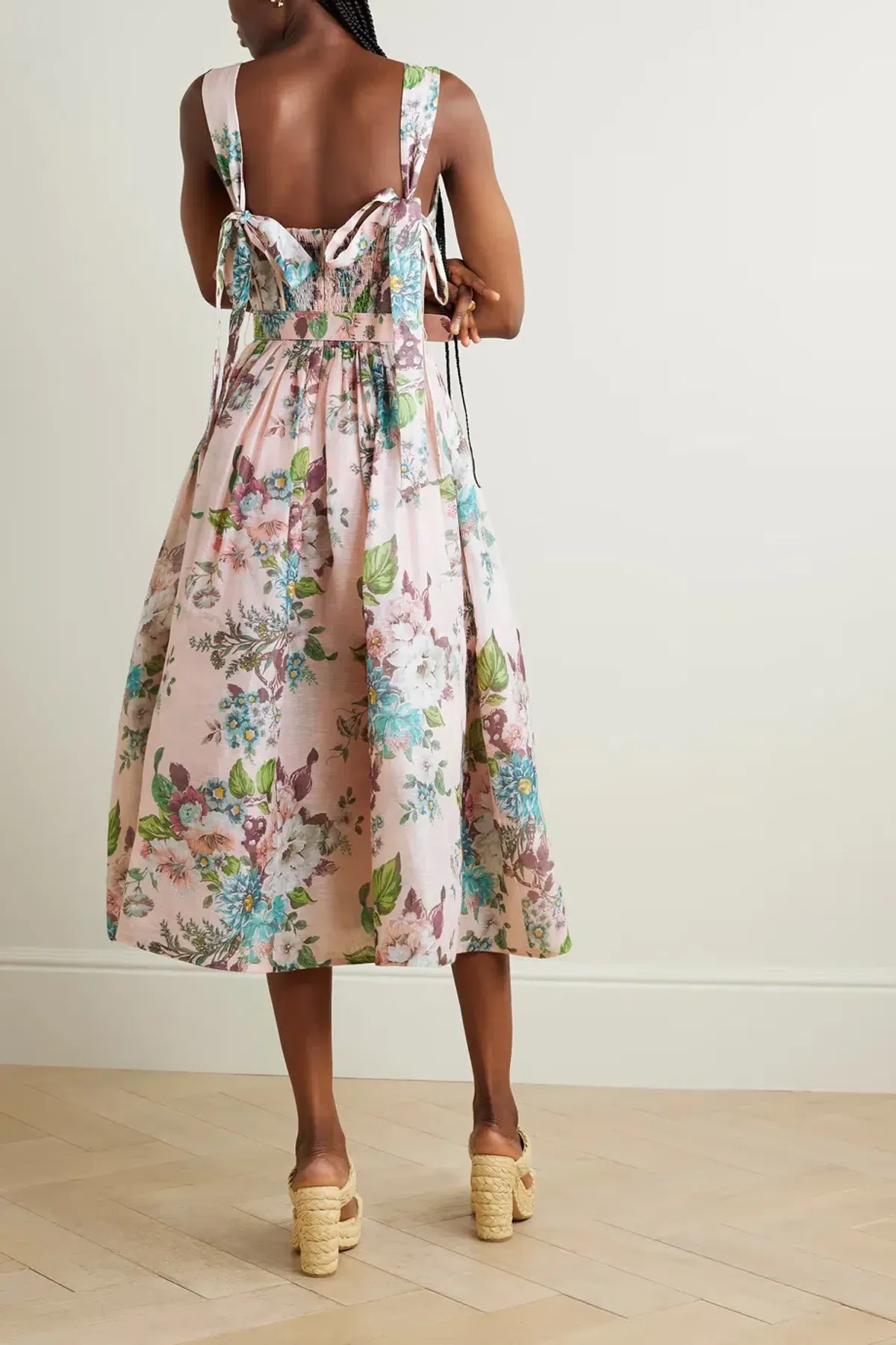 Zimmermann Matchmaker Midi Dress Floral Size 1 / AU 10 - Image 2