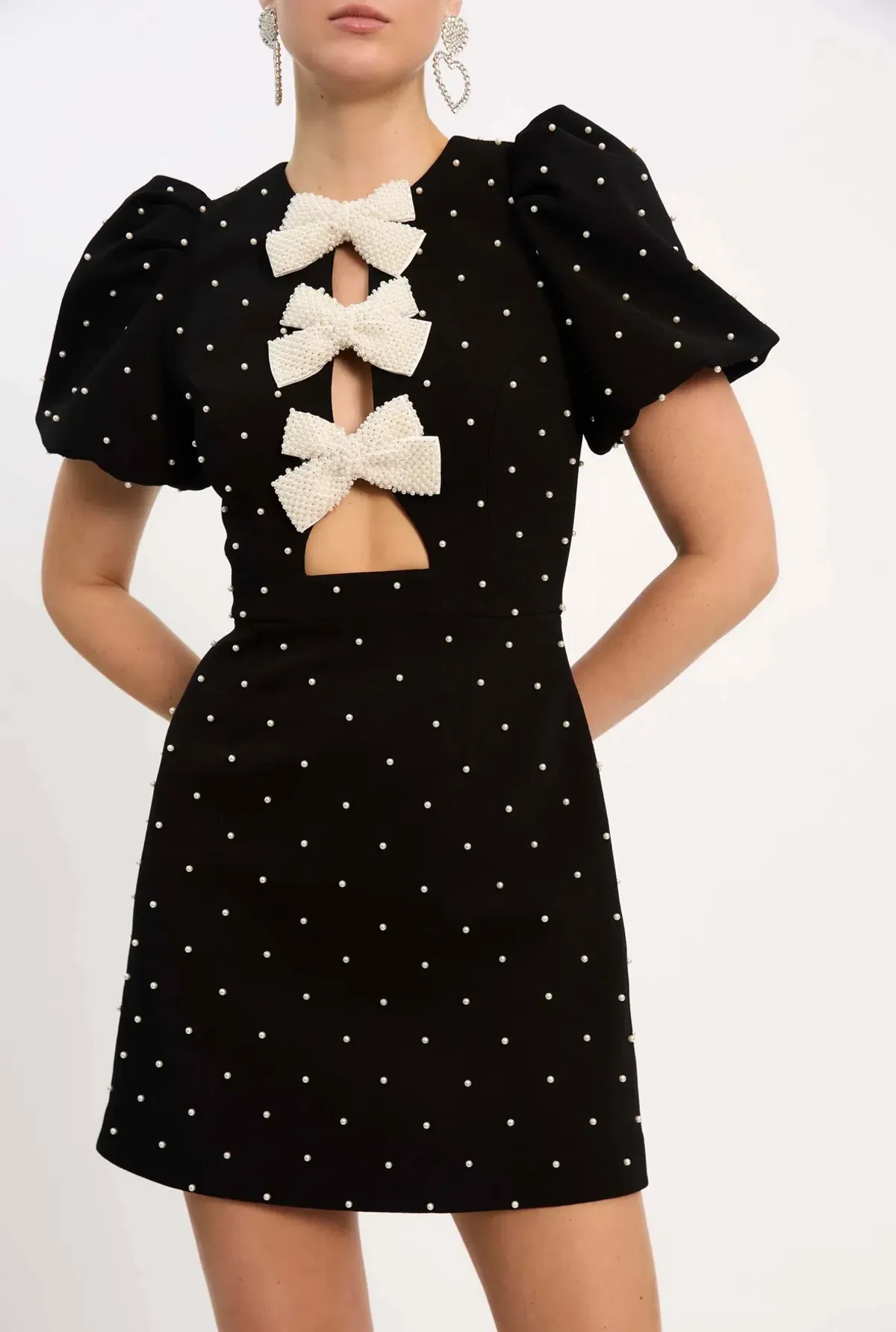 Rebecca Vallance Veronica Mini Dress Black Size 8 - Image 2