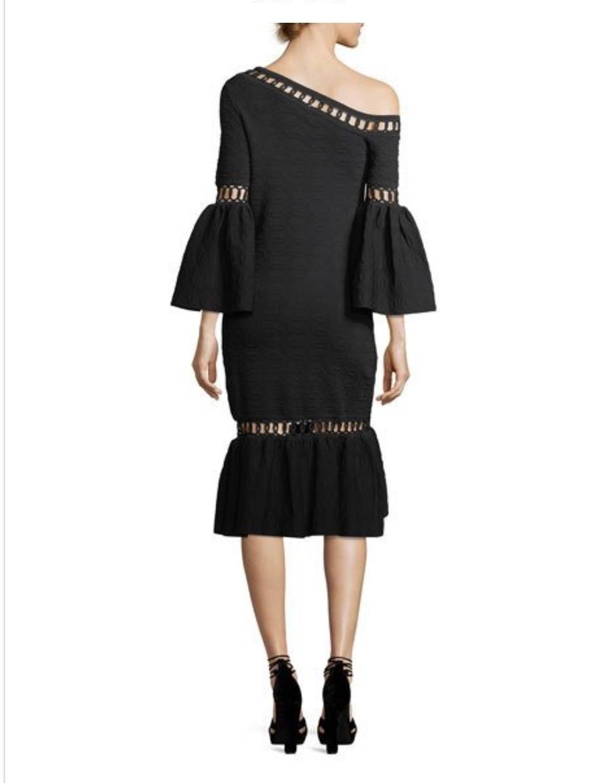 Jonathan Simkhai  Chain Link knit Fit and Flare Midi Dress - Image 2