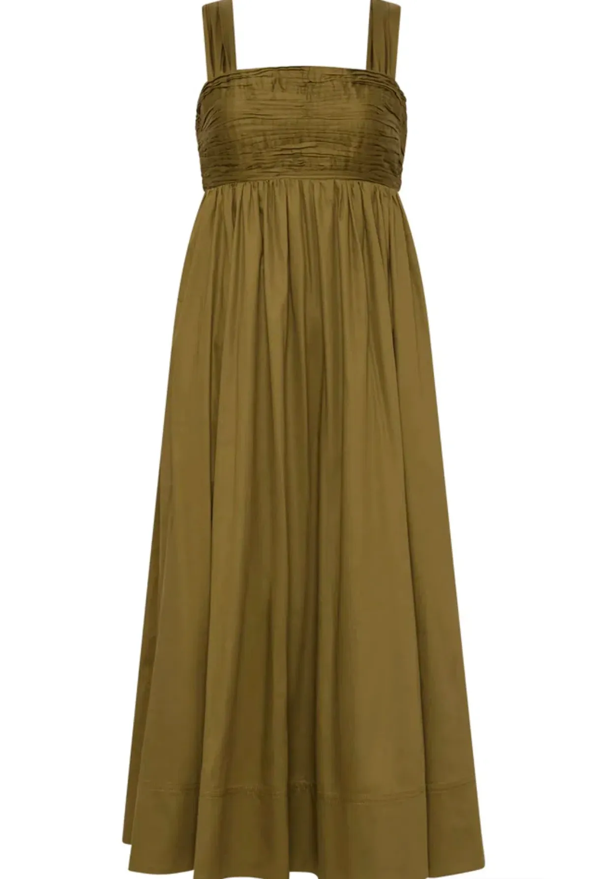 Aje Nova Tie Back Midi Dress Green Size 14 - Image 4