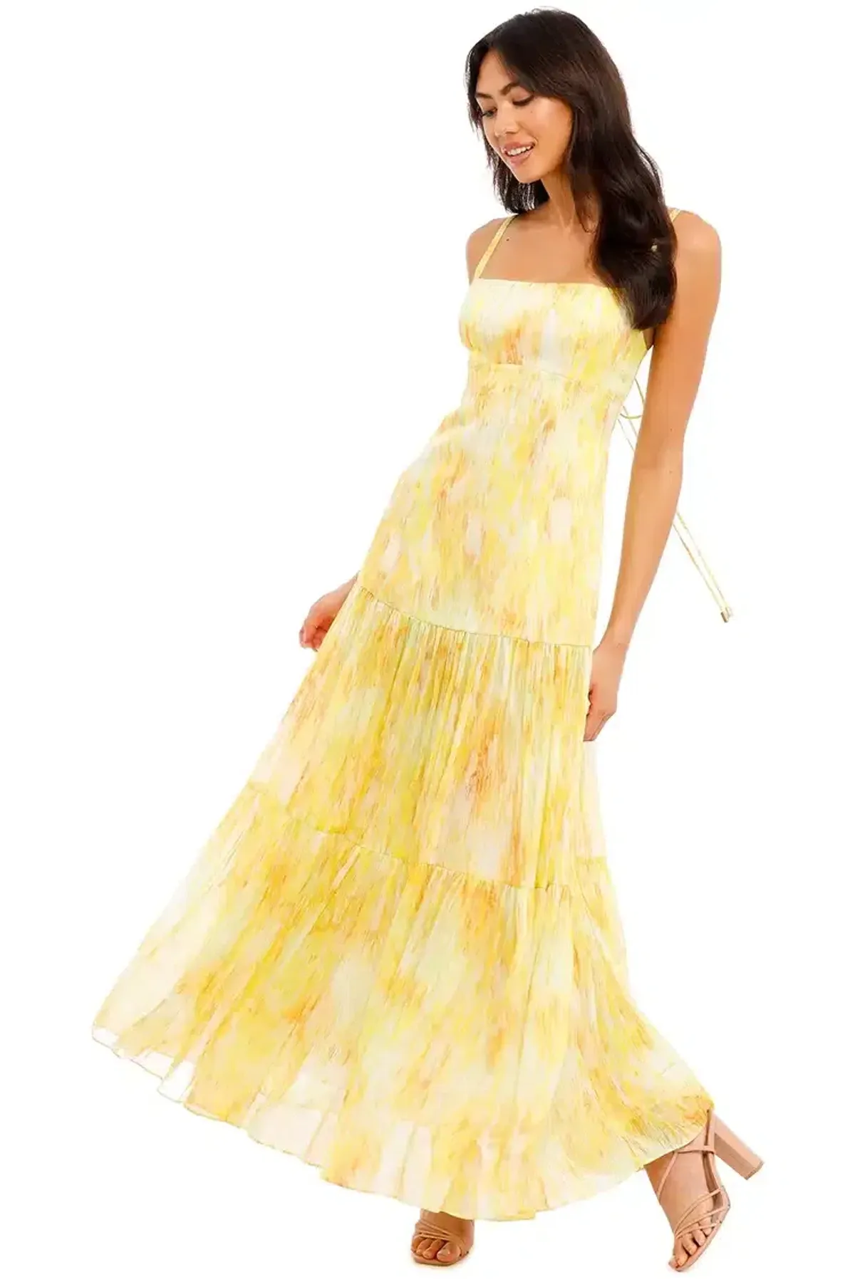 Ginger and Smart Radiate Sundress in Sunshine Yellow Size 12 - Image 3