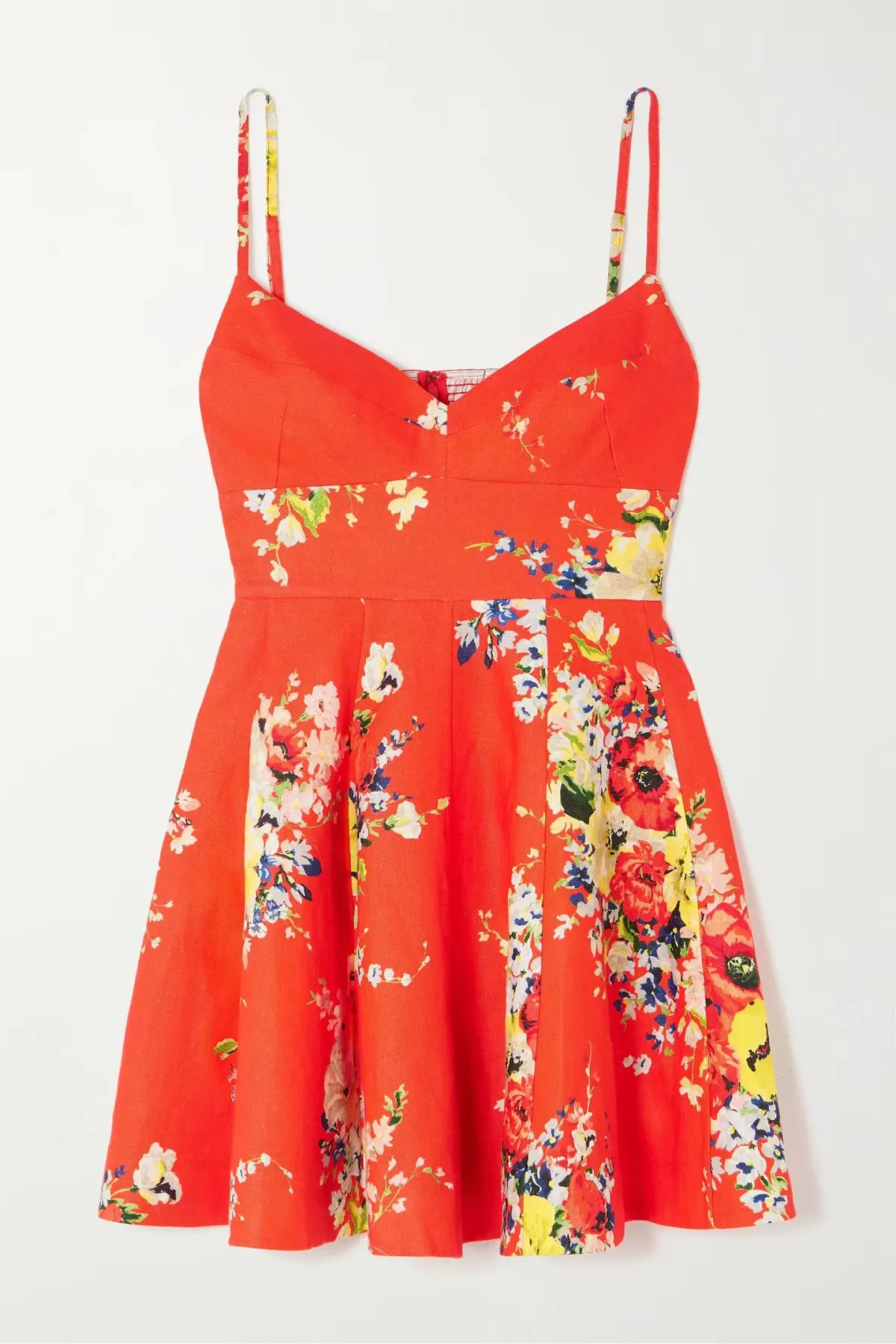 Zimmerman Alight Flare Mini Dress Floral Size 8  - Image 3