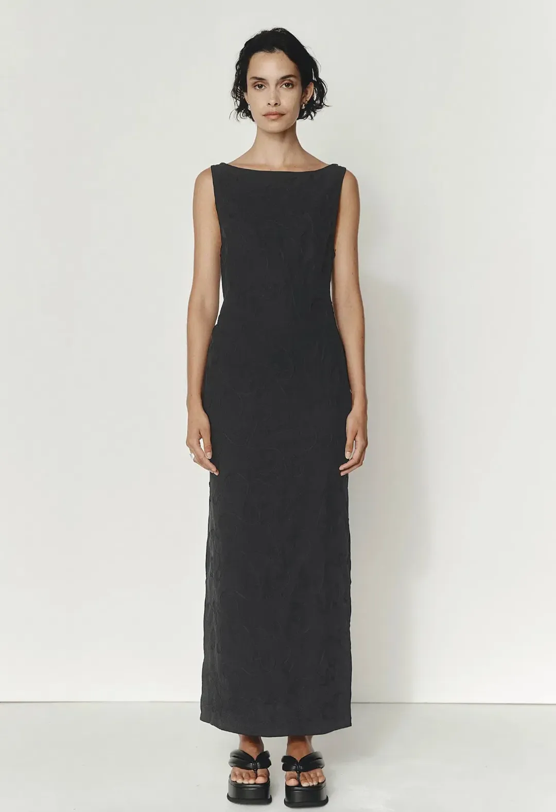 Marle Rose Dress Black Size AU 8 for rent on The Volte - main image