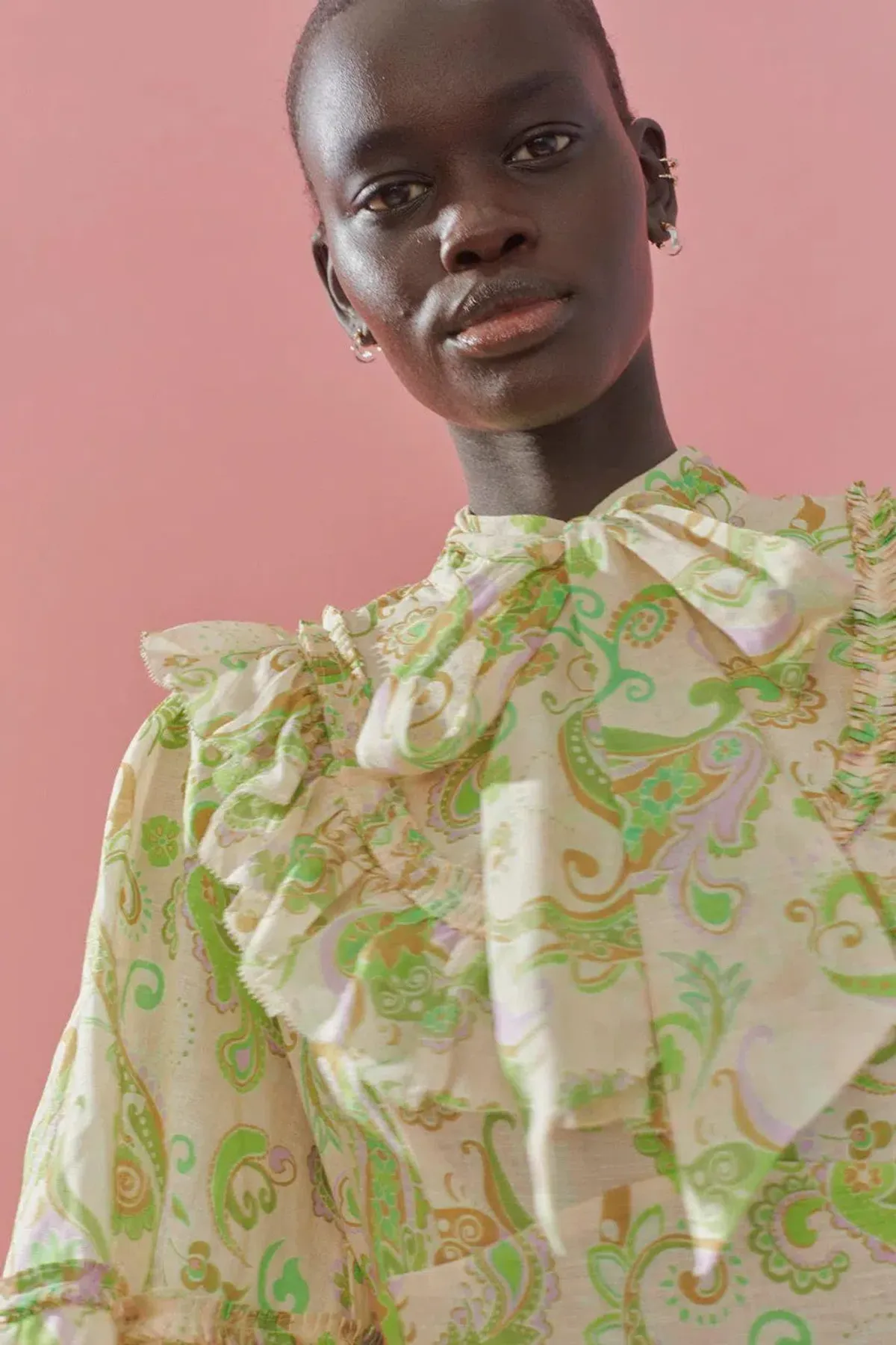 Alemais Marta Mini Dress Green Size 12 - Image 4