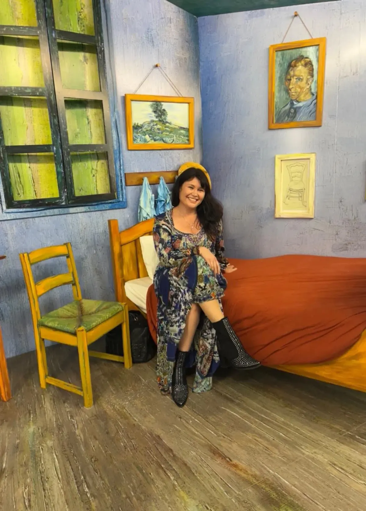 Camilla Darling's Destiny Shirred Relaxed Fit Dress Multi Size M/ AU 12 - Image 8