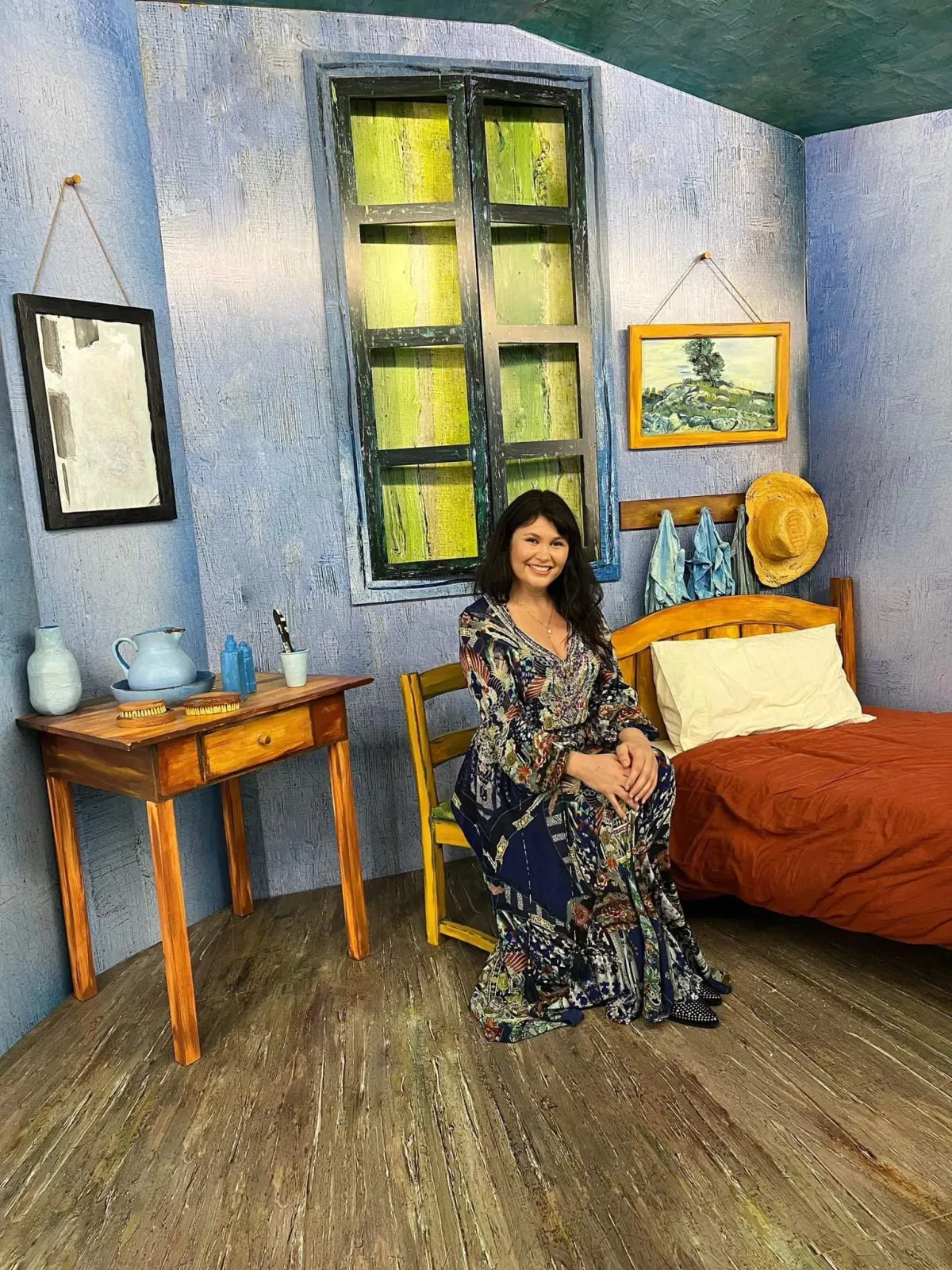 Camilla Darling's Destiny Shirred Relaxed Fit Dress Multi Size M/ AU 12 - Image 9