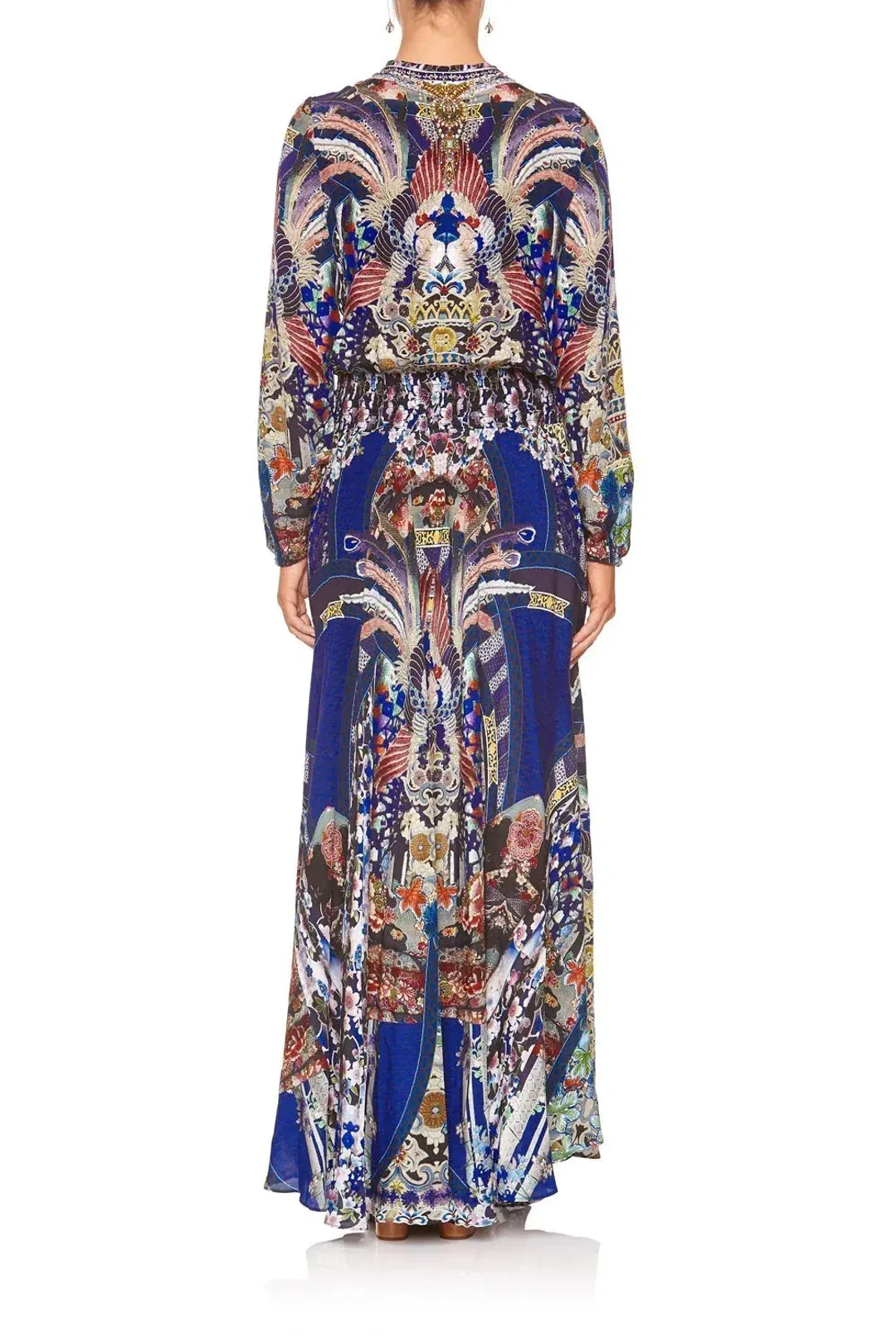 Camilla Darling's Destiny Shirred Relaxed Fit Dress Multi Size M/ AU 12 for rent on The Volte - main image