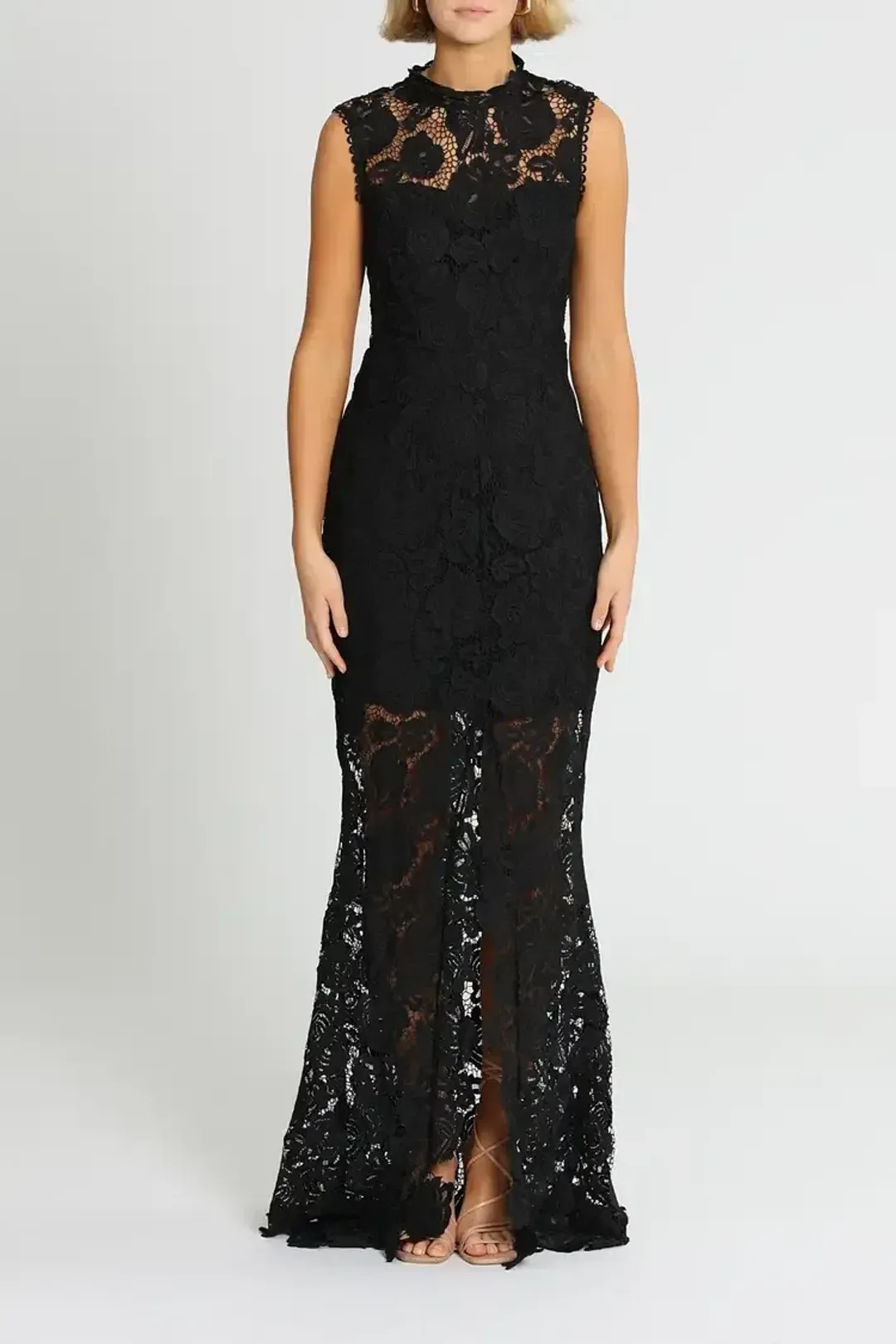 Grace and Hart Espresso Gown in Black Size 8 for rent on The Volte - main image