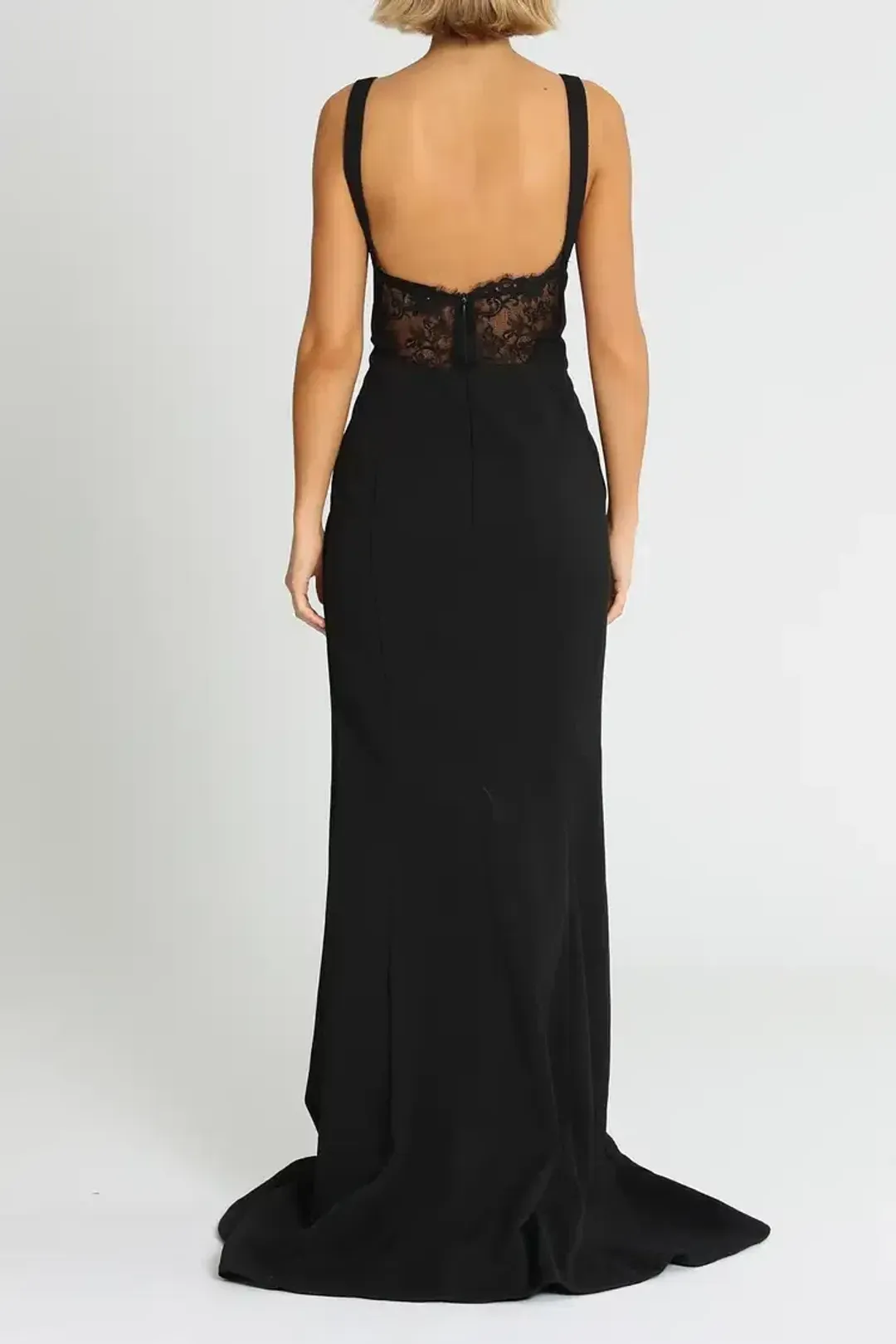 Grace and Hart Calliope Gown in Black Size 12 for rent on The Volte - main image