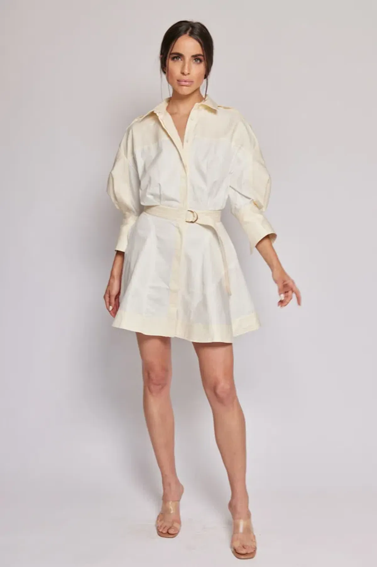 Acler Vienna Dress in Cannoli Cream Mix Size 10 - Image 1