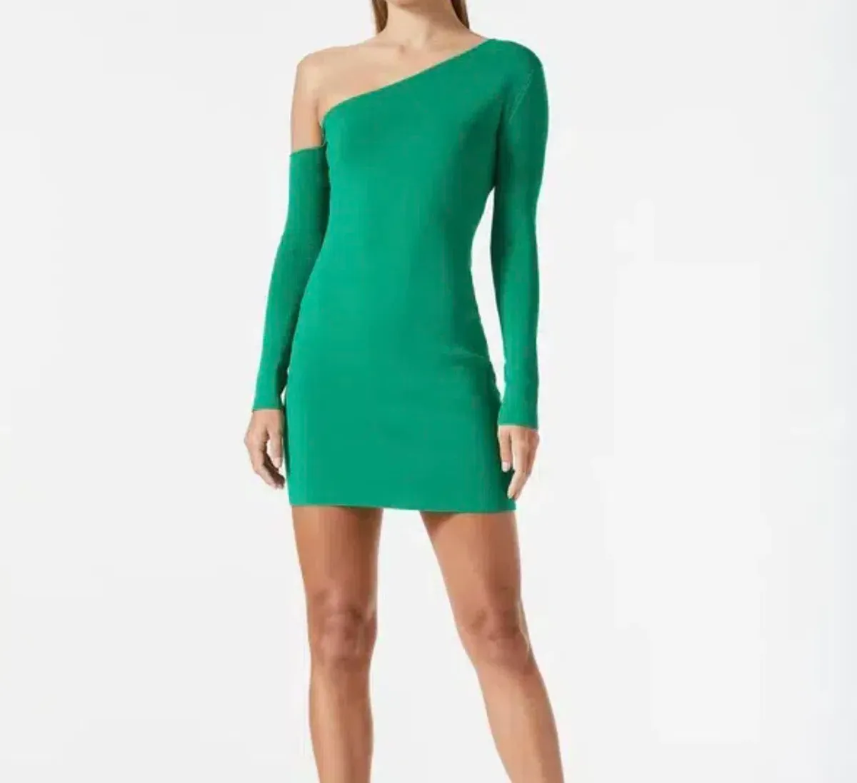 San Sloane Erika Mini Dress Fern Green Size 8  - Image 2