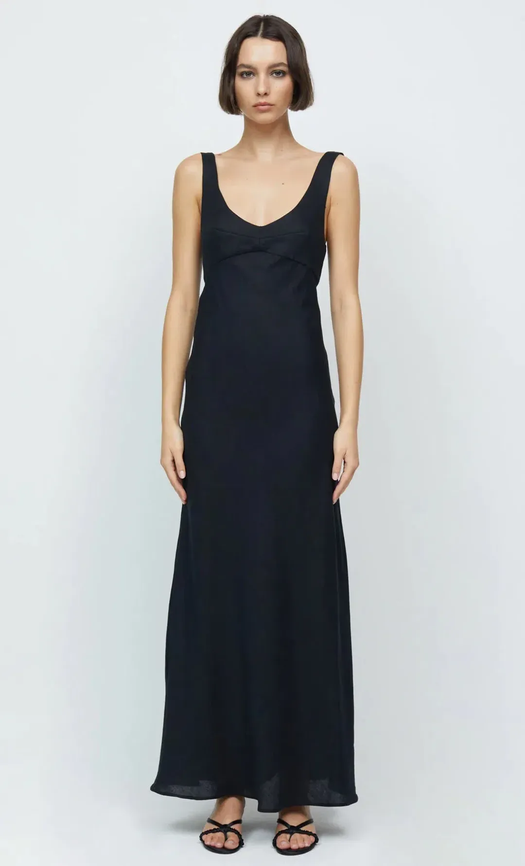 Bec & Bridge Lara Maxi Dress Black Size 10 for rent on The Volte - main image