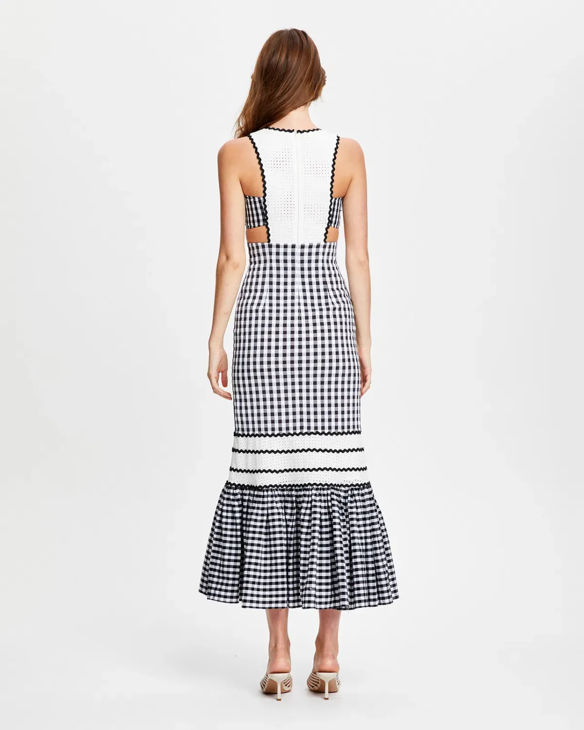Alice McCall Wild Angels Midi Dress Gingham Size 6 - Image 2