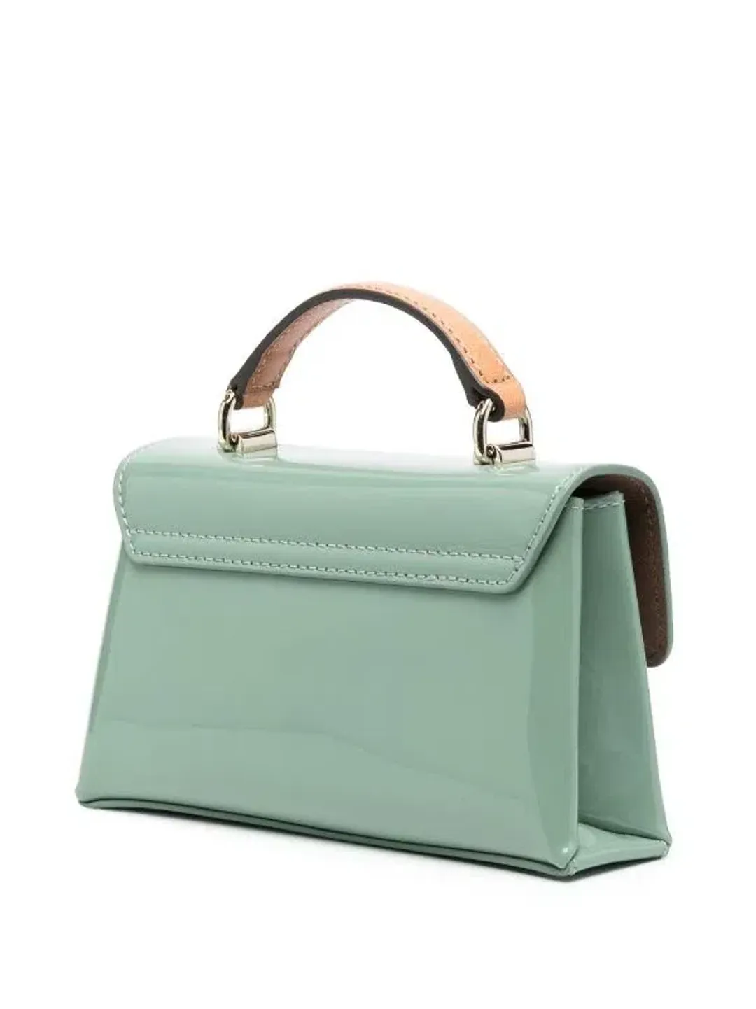 FURLA Mini Top handle bag Mint Green for rent on The Volte - main image