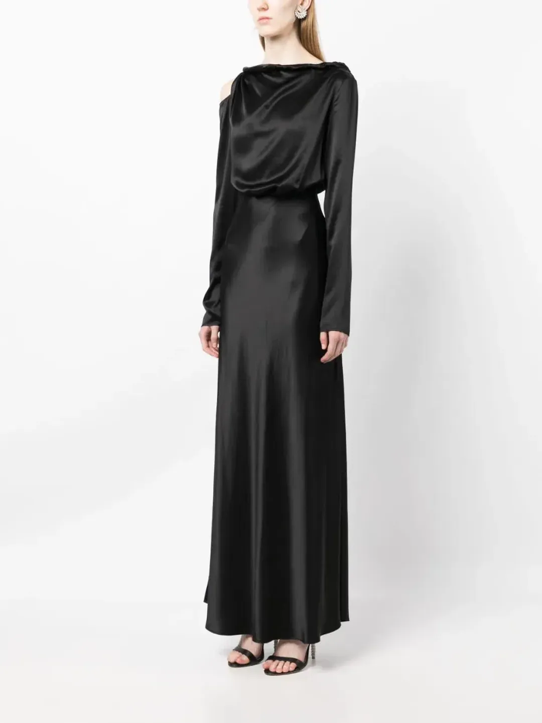 Rachel Gilbert Skye Dress Black Size 6 for rent on The Volte - main image