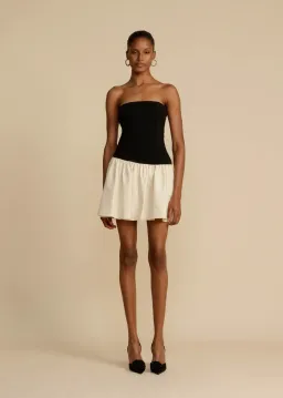 Arcina Ori Celine Mini Dress Black/White Size S / AU 8 for rent on The Volte - image 1