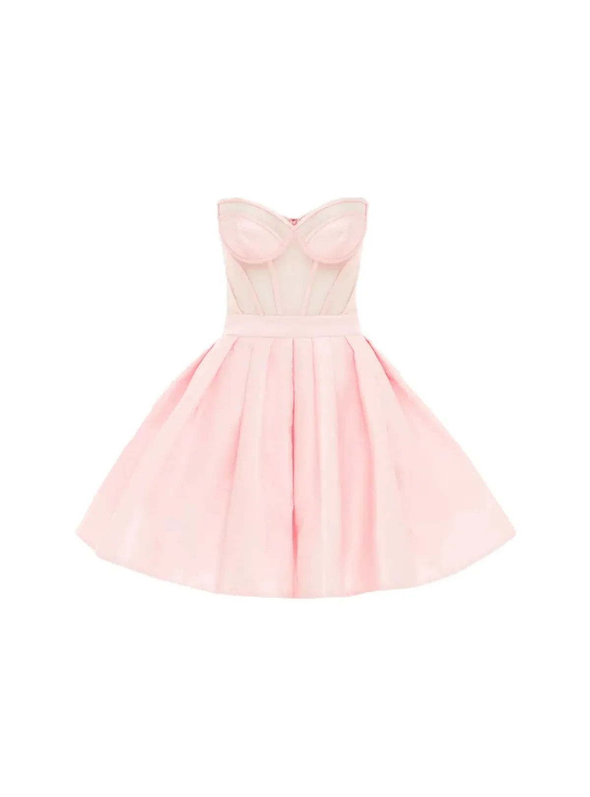 Leo Lin Eliza Structured Bustier Mini Dress Pink Size AU 8 - Image 5