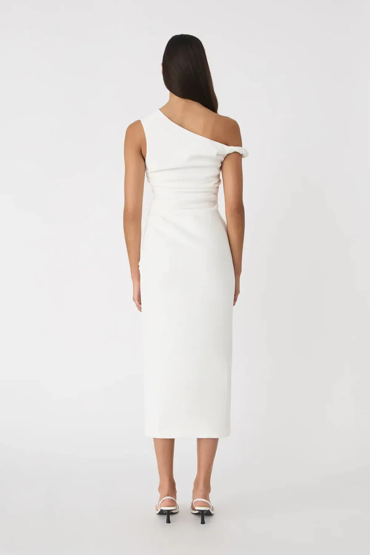 MISHA Alaska White Midi Dress White Size 8/S - Image 2