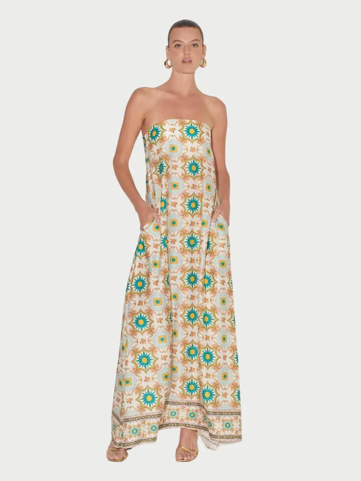 Hansen And Gretel Ikaria Dress Mosaic Size L / AU 12 - Image 1