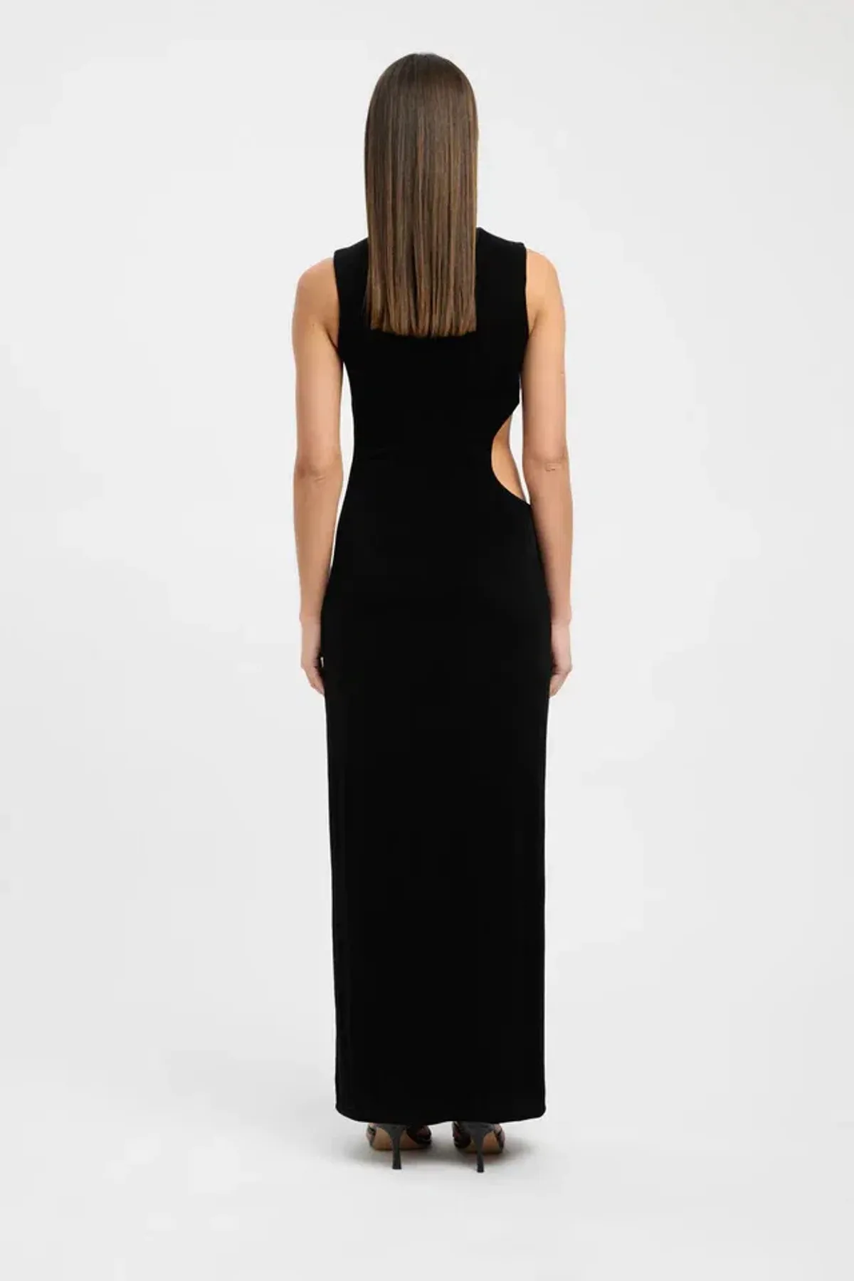 Kookai Margot Maxi Dress Black Size AU 8 - Image 3