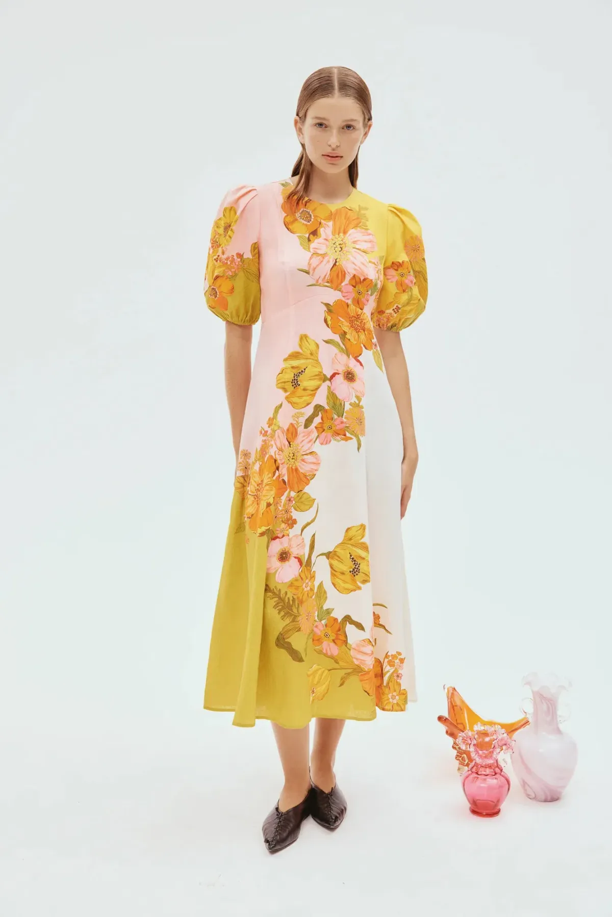 Alemais Silas Day Dress Print Size AU 8 - Image 1