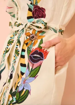 Alemais Meagan Mini Shirt Dress Multi Size AU 14 for rent on The Volte - image 5